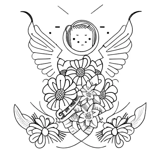 Matching Tattoo For Parents And Daughter With Rodeo Influence