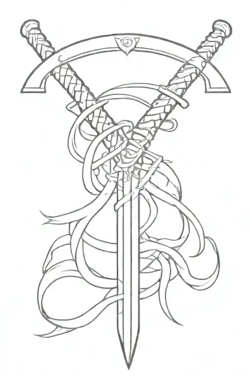 Muzan Demon Slayer Sword Symbolic Spine