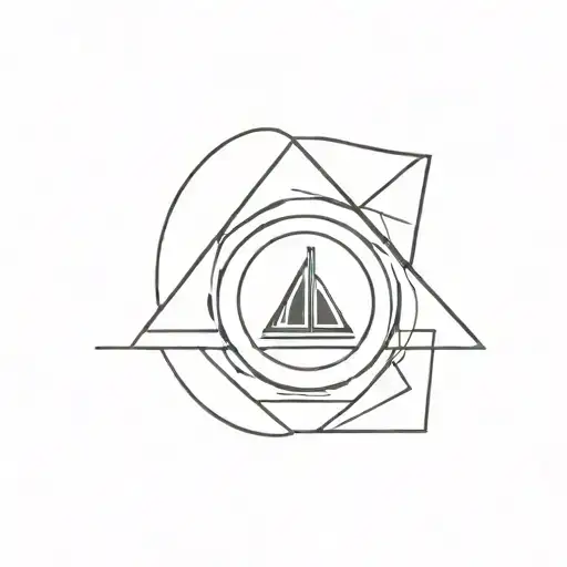 A Minimalist Tattoo Of A Symbol Representing Earning Money Through Marketing