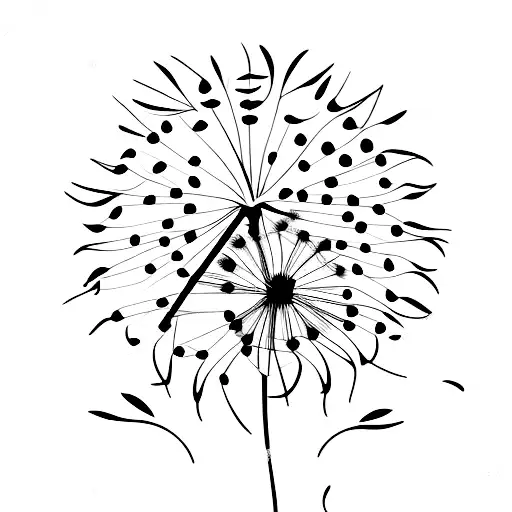 Dainty Dandelion With Stem