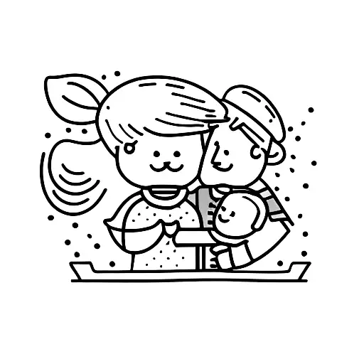 Mother And Father Holding Baby Boy