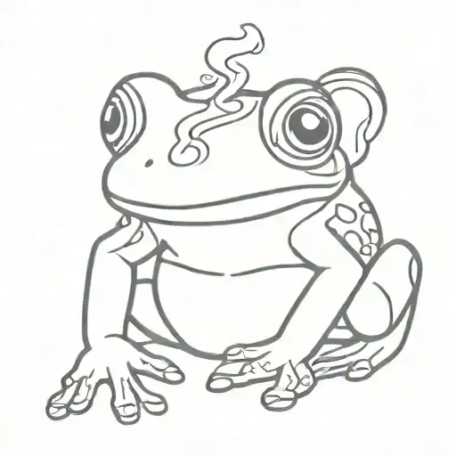 Frog Smoking