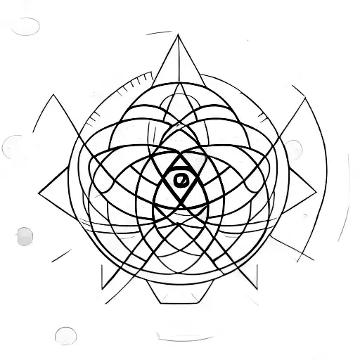 An Atom Logo With Money Symbols Orbiting Around It