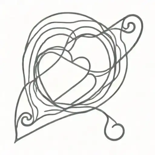 Simple Love Heart Shape