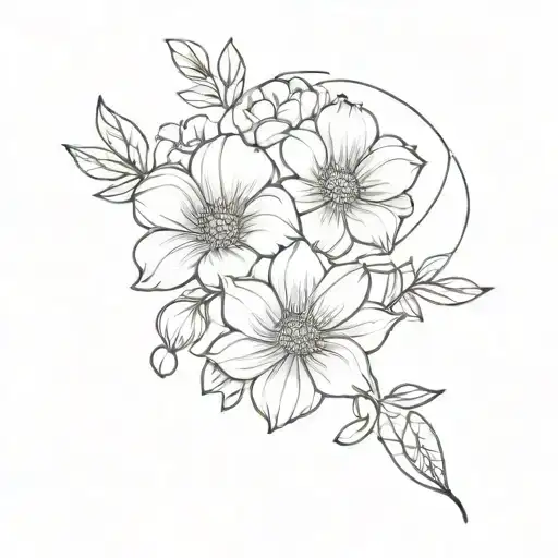 Birth Flower Bouquet