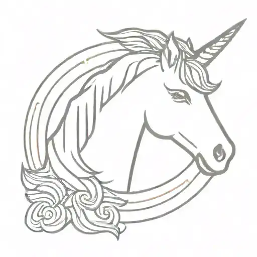 Unicorn Rainbow Star