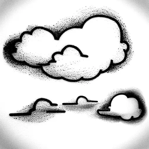 Cloud Is Kissing The Sea