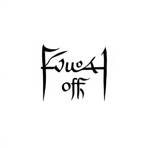 Fuck Off In Arabic Writing