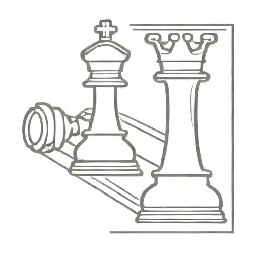 Pawn With A Shadow Of A King Chess Piece