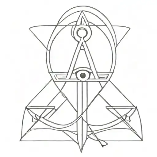 Ankh Symbol With Eye
