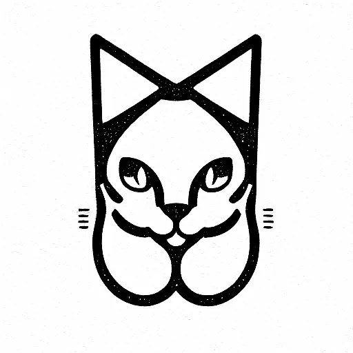 Molecular Structure In The Shape Of A Cat