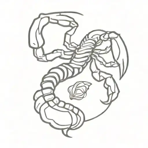 Scorpion And Seashell