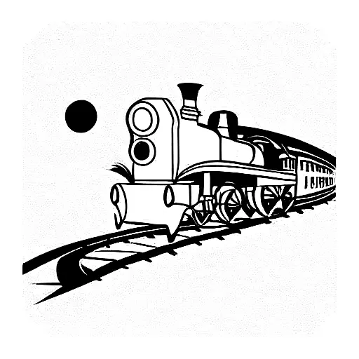 Steamtrain With Ladybug