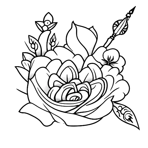 Violets And A Dagger