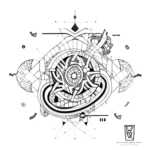 A Tattoo Design Inspired By The Multidisciplinary Nature Of Academia And Programming