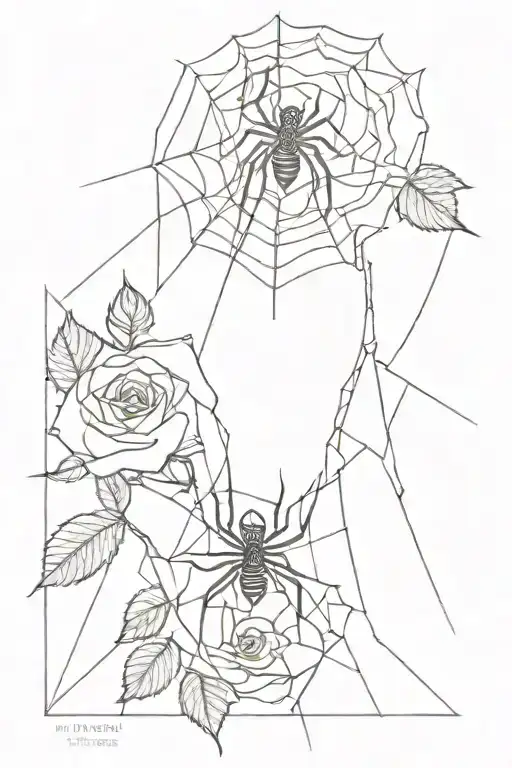 Roses Web Spider Sleeve