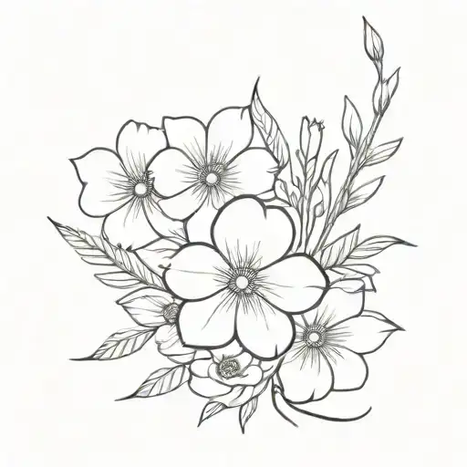 Girly Flowers Growing