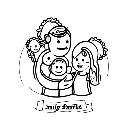 A Family With A Baby