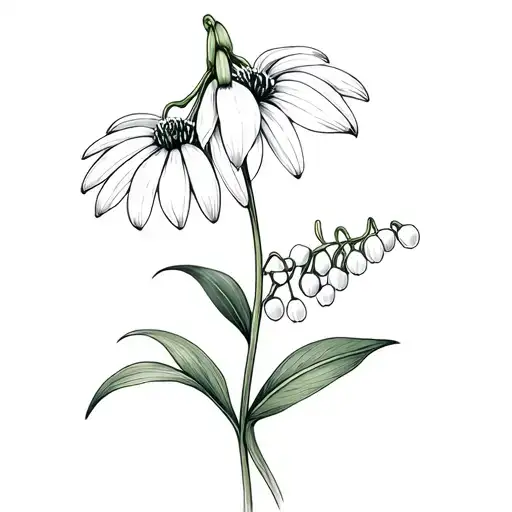 Snowdrop Lily Of The Valley Chrysanthemum