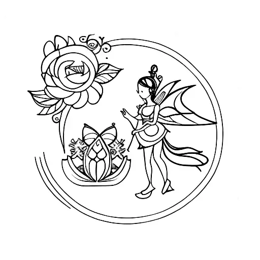 Little Garden With A Fairy