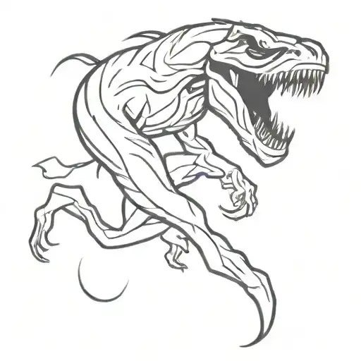 Venom Running Up The Forearm From The Inside