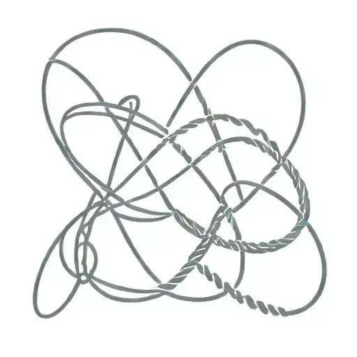 Three Knots Ropes Symbol