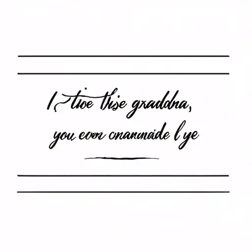 Phrase About Grandma