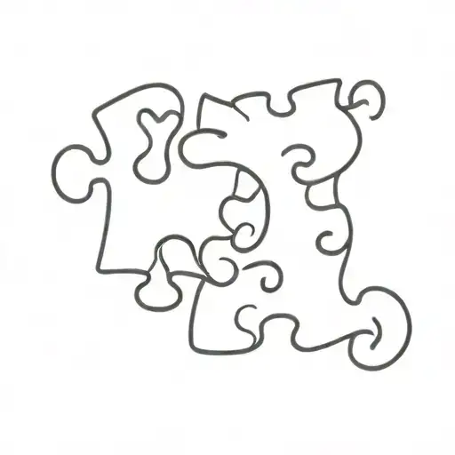 Puzzle Piece For Mother And Daughter