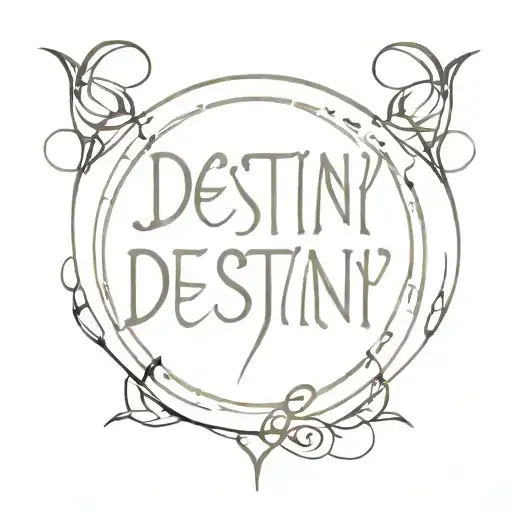 Destiny Word Written