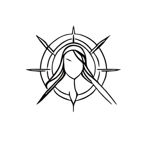 Female Warrior Symbol