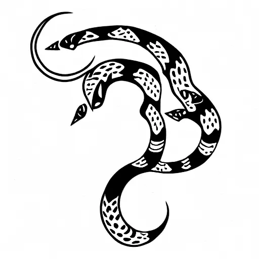 Snake Moon Like Shape