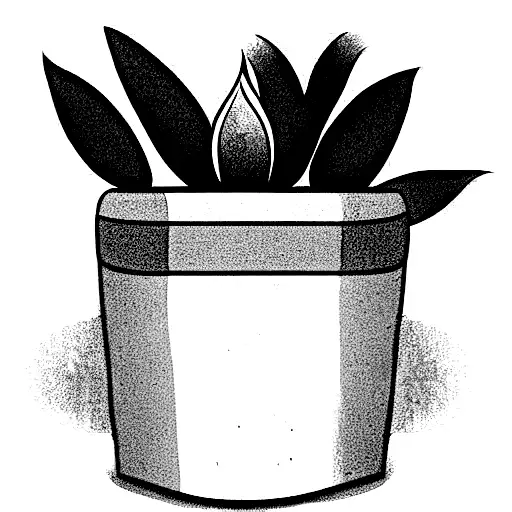 Small Plant In A Pot