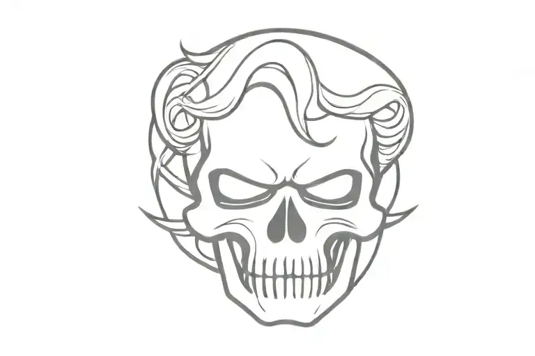 Skull Harley Davidson Logo