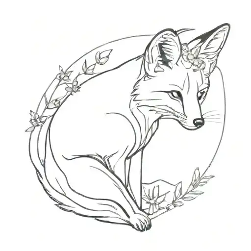 Fox With Butterfly Wings