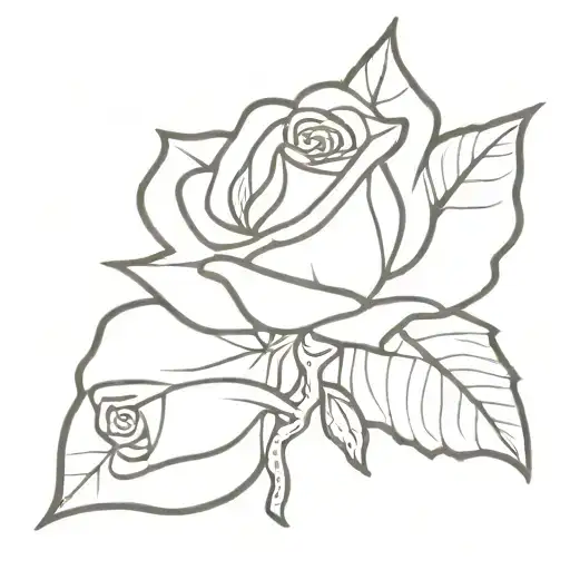 Rose And Lungs Shaped Like