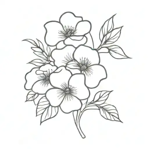 January April August Birth Flowe Bouquet Made