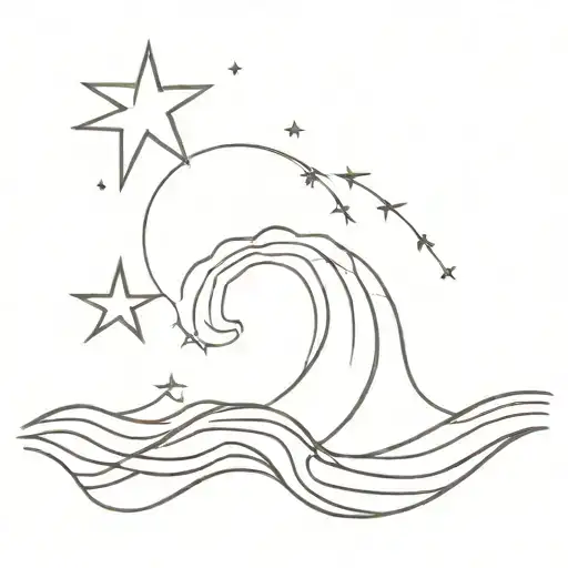 Wave And Star