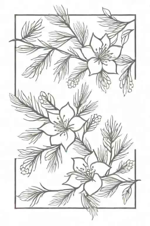 Pine Floral Design