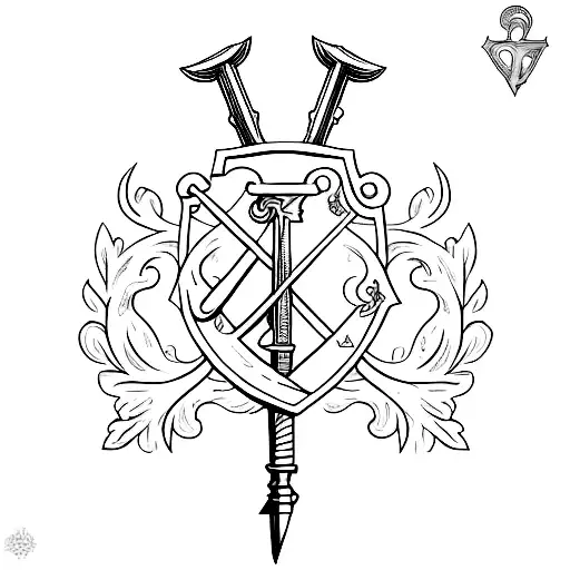 Sword With A Bey And A Key And Ivy