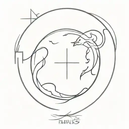 Tarus Zodiac Sign Insise A Circle