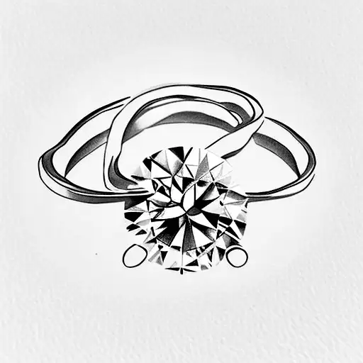 Wedding Ring Tattoo For Finger Male
