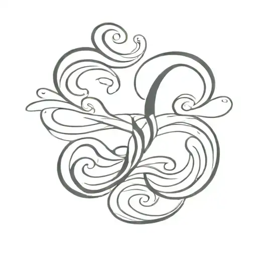 Two Very Simple Ocean Waves With The Form Of The Letter S