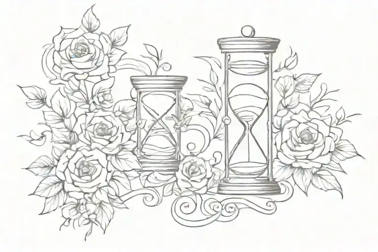 Hour Glass Surrounded