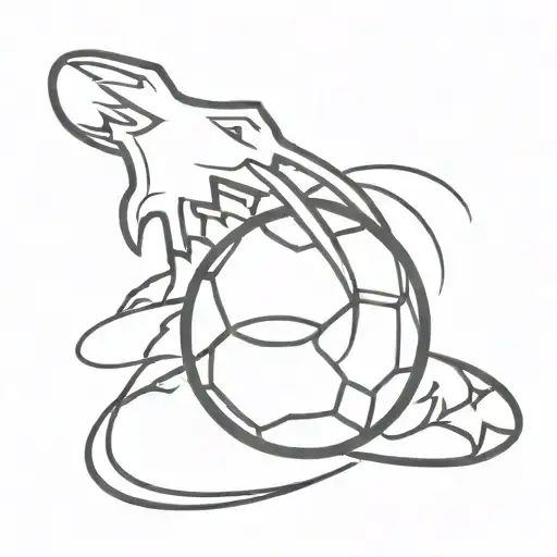 Thunderbolt With Football Inside