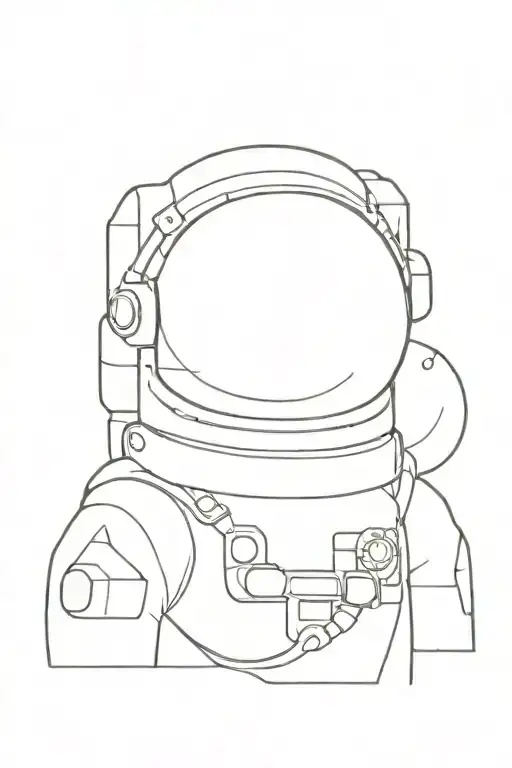 Astronaut Geometry Shoulder