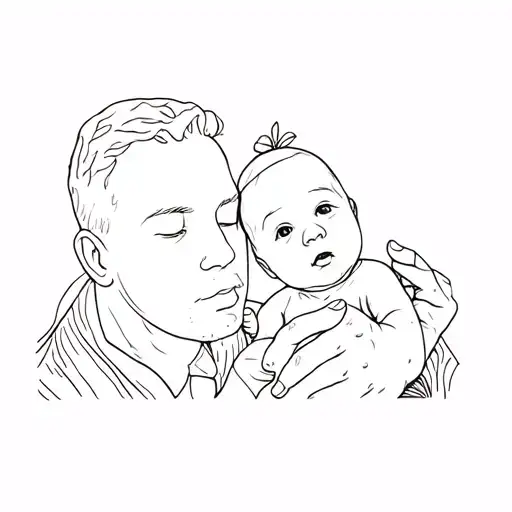 A Man Holding A Baby