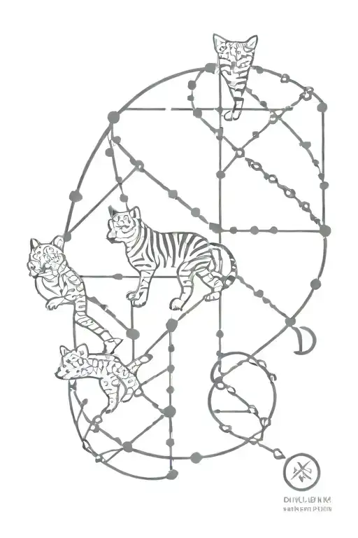 Dna Helix With Animal