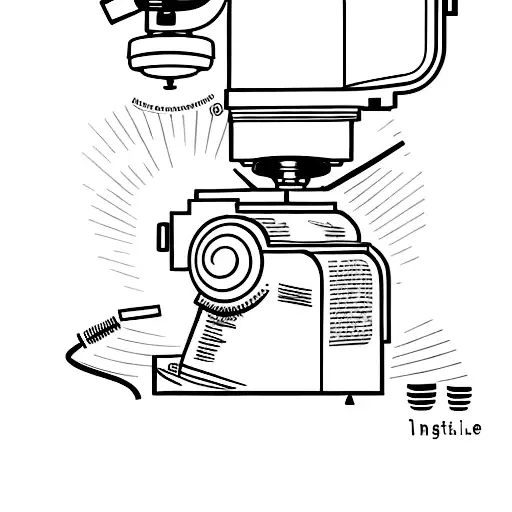 A Vintage Microscope With A Book And A Cup Of Coffee