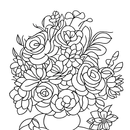 November And April Birth Flower Bouquet