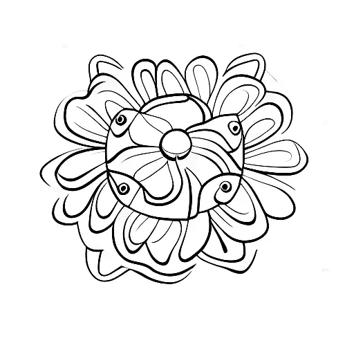 Ladybug On A Flower Vertical